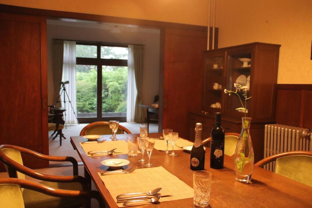 Yamaguchi House Villa,Historic Japanese Room With Onsen Хаконе Екстериор снимка